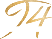 Gold logo for 74 Construction