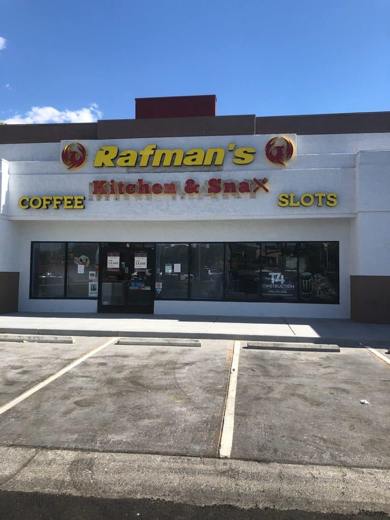 Storefront of Rafman's Kitchen & Snacks